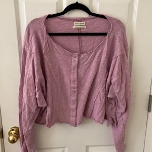 Lavender Urban Outfitters long sleeve top, size large
